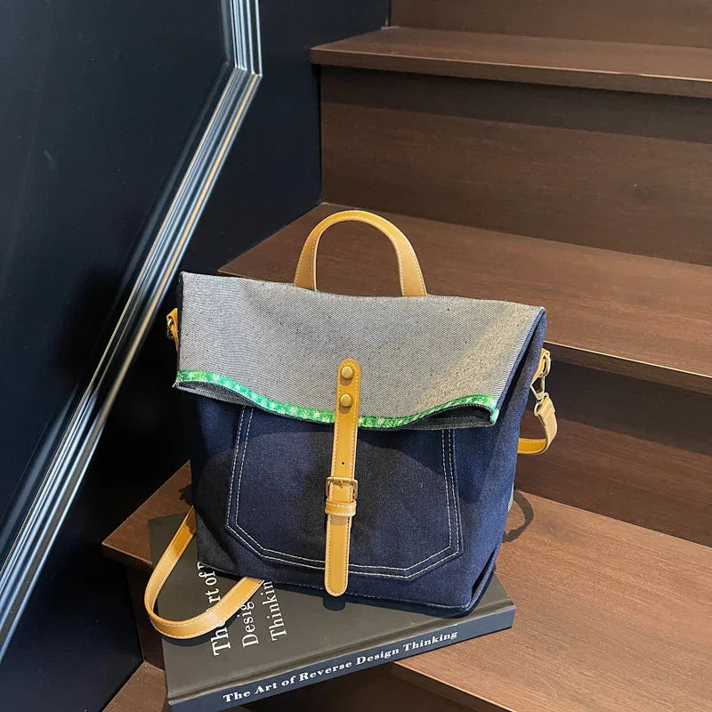 Casual Denim Shoulder & Crossbody Bag.