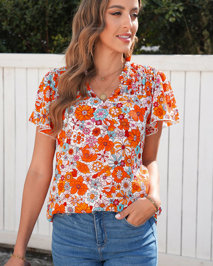 Sunset Bloom Blouse