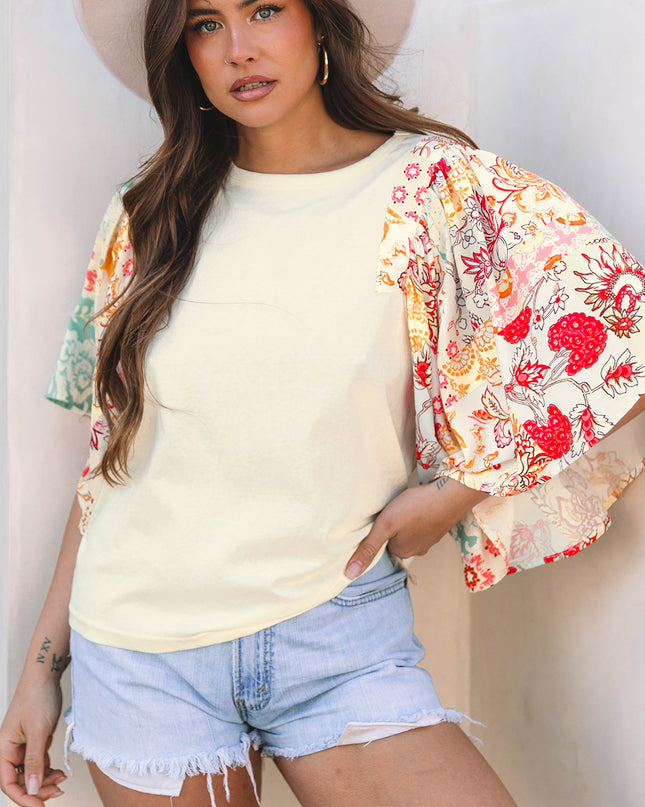 Sand Bloom Blouse