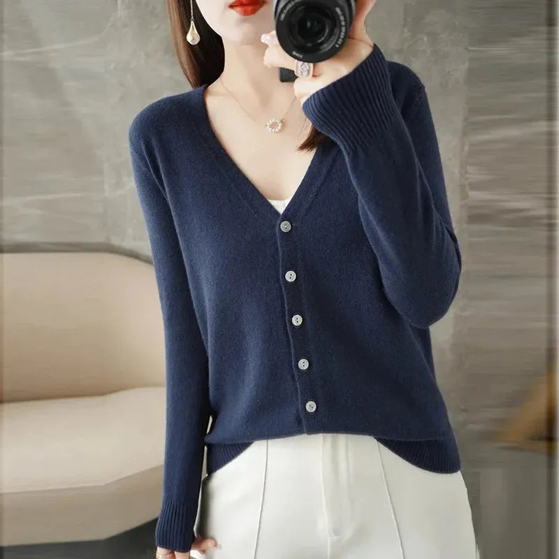 Long Sleeve Warm Knit Cardigan - Everclothed™