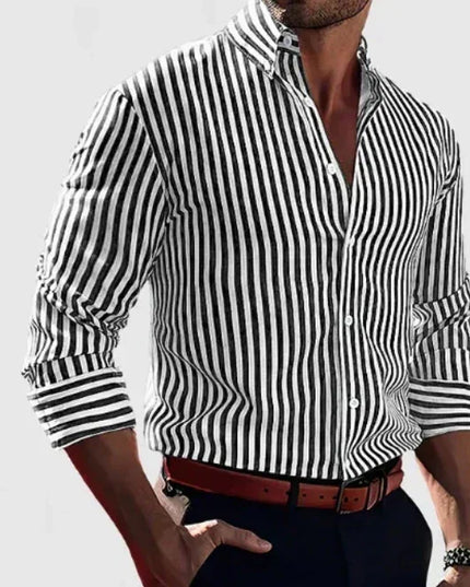 Striped Long Sleeve Shirt.