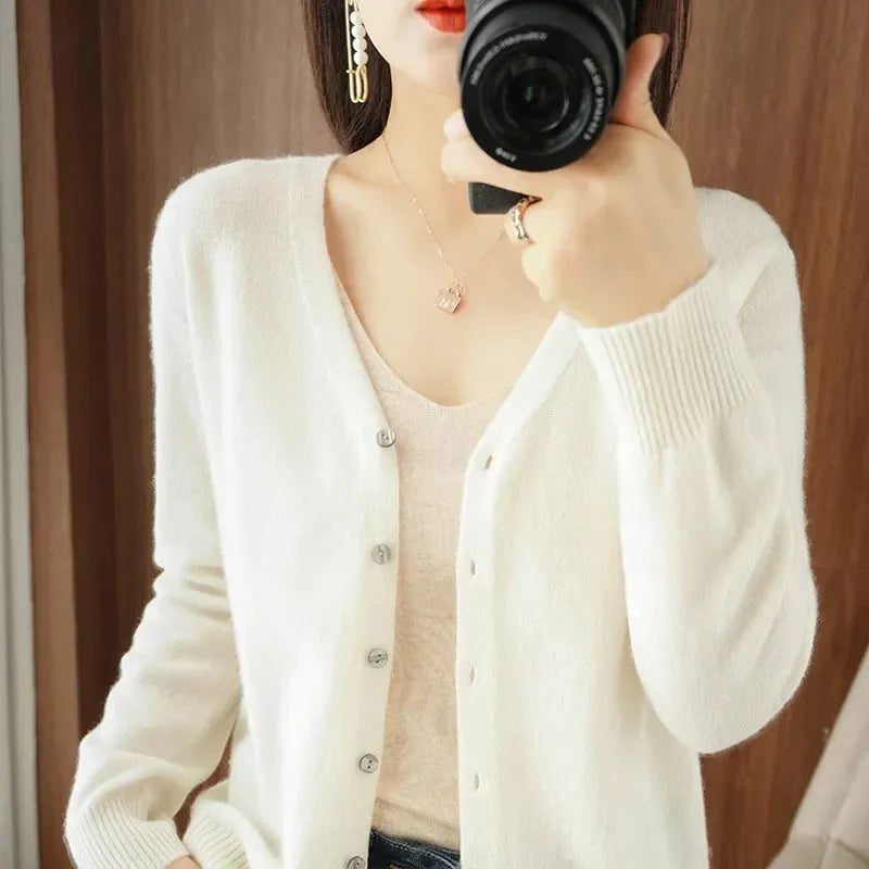 Long Sleeve Warm Knit Cardigan - Everclothed™