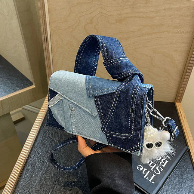 Casual Western Denim Handbag.