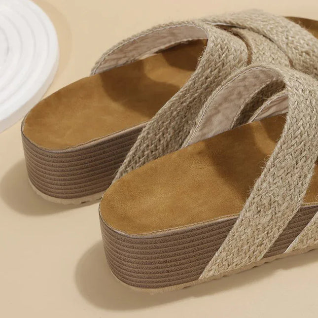 Stylish Woven Beach Sandals.