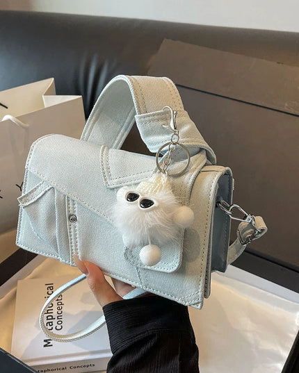 Casual Western Denim Handbag.