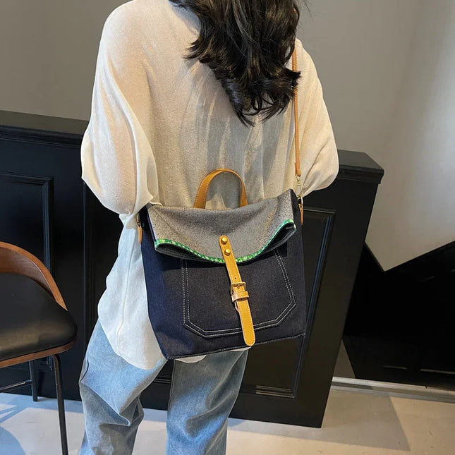 Casual Denim Shoulder & Crossbody Bag.