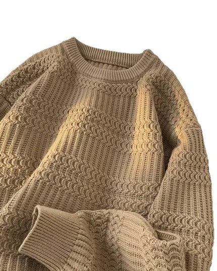 Classic Knit Round Neck Sweater