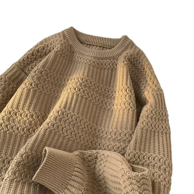 Classic Knit Round Neck Sweater