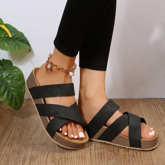 Stylish Woven Beach Sandals.
