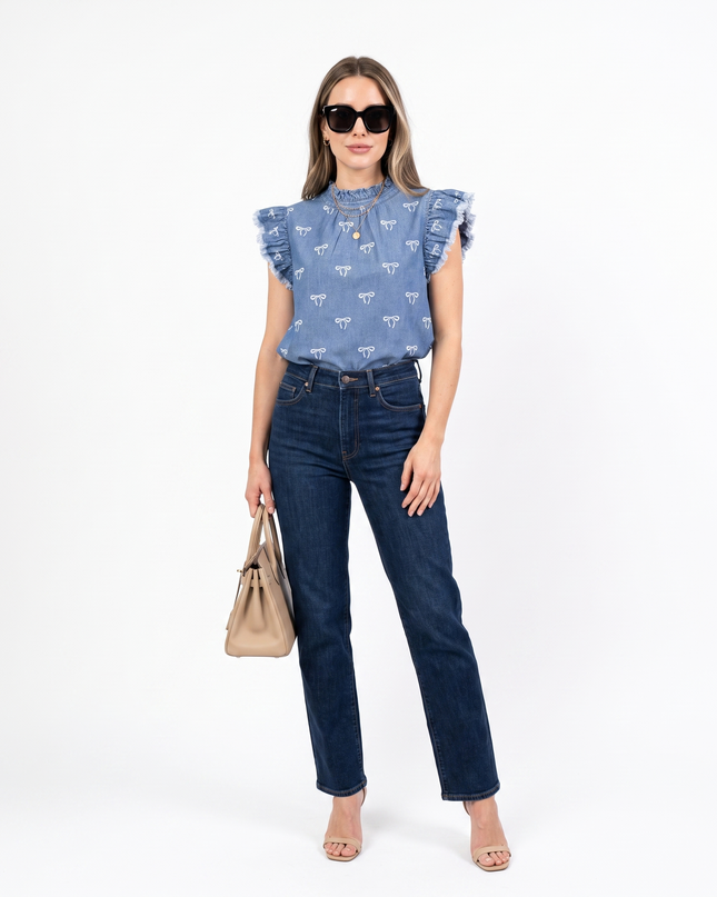 Denim Grace Top