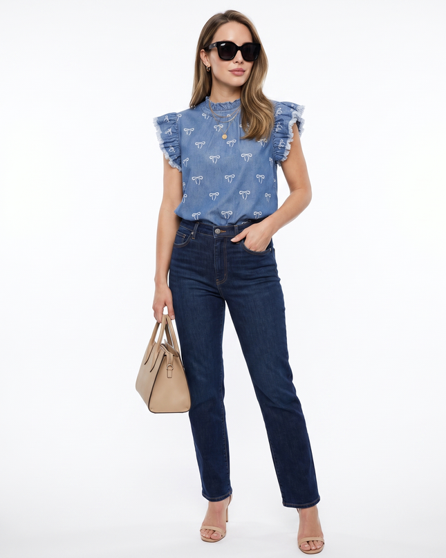 Denim Grace Top