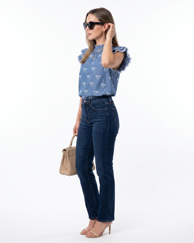 Denim Grace Top