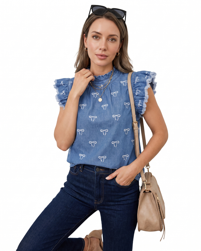 Denim Grace Top