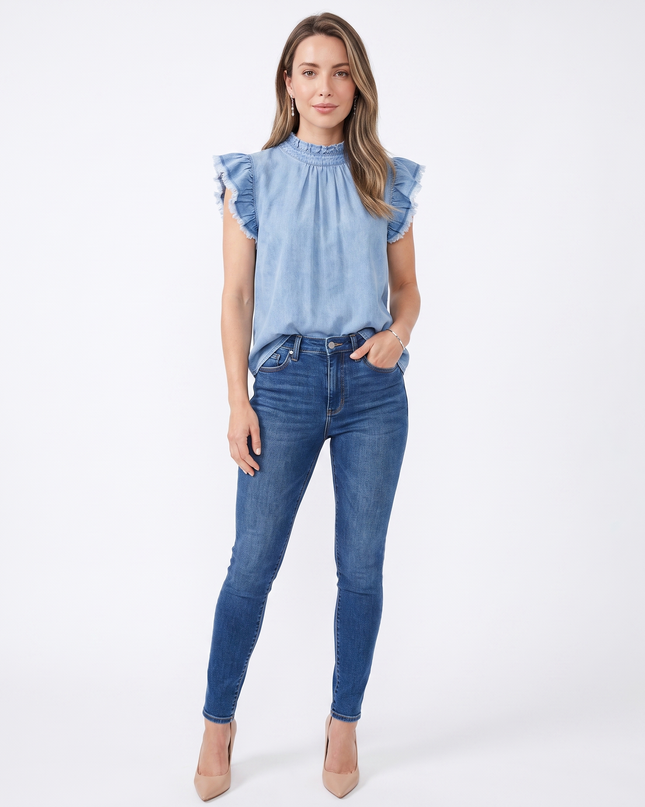 Denim Grace Top
