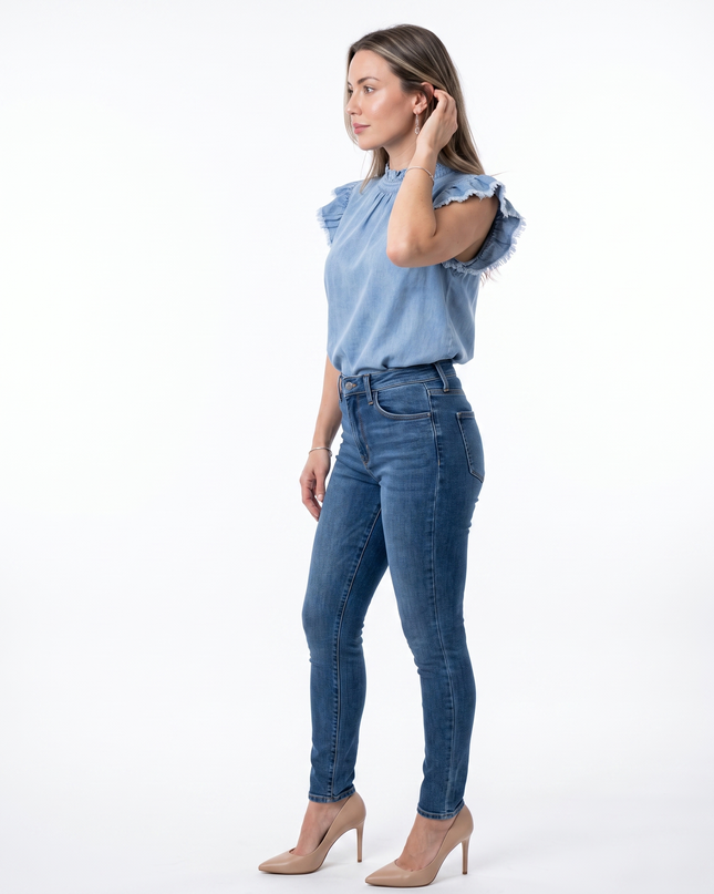 Denim Grace Top