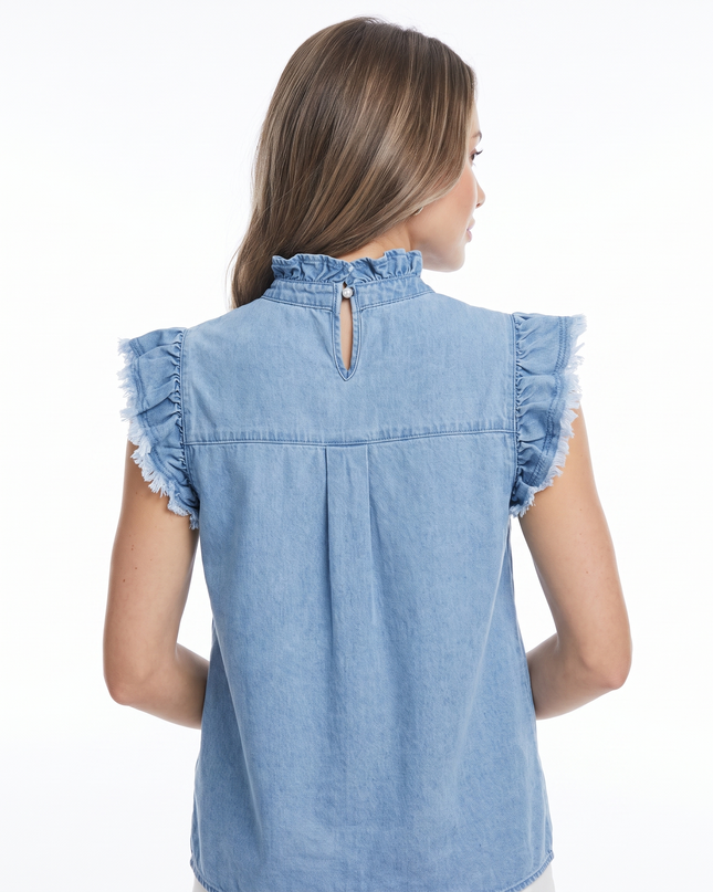 Denim Grace Top