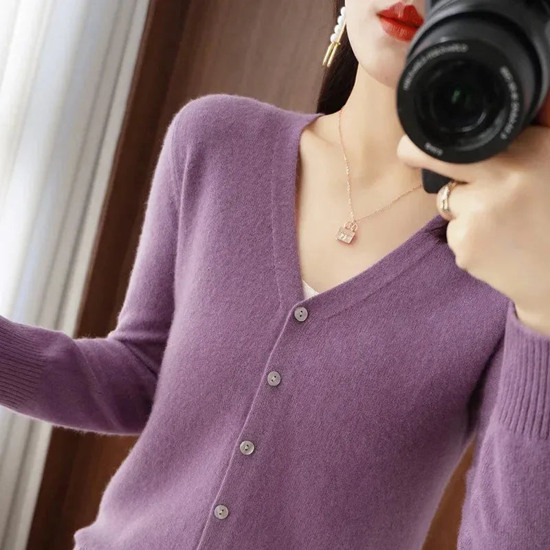 Long Sleeve Warm Knit Cardigan - Everclothed™