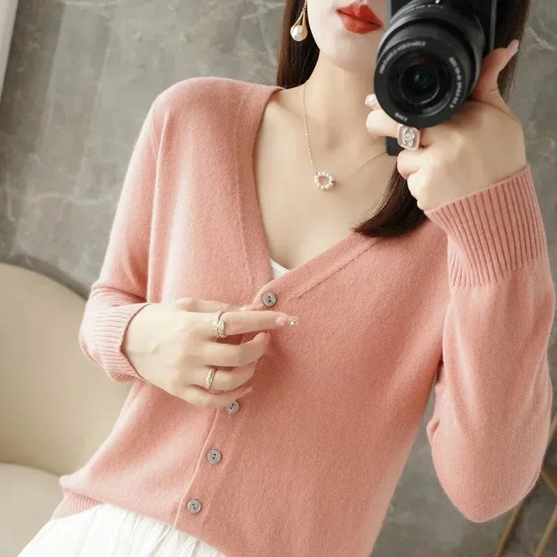 Long Sleeve Warm Knit Cardigan - Everclothed™