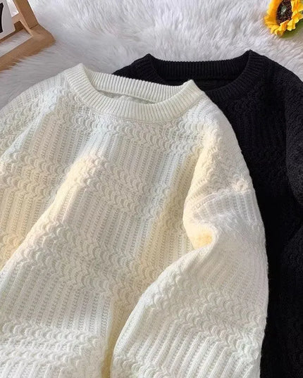 Classic Knit Round Neck Sweater