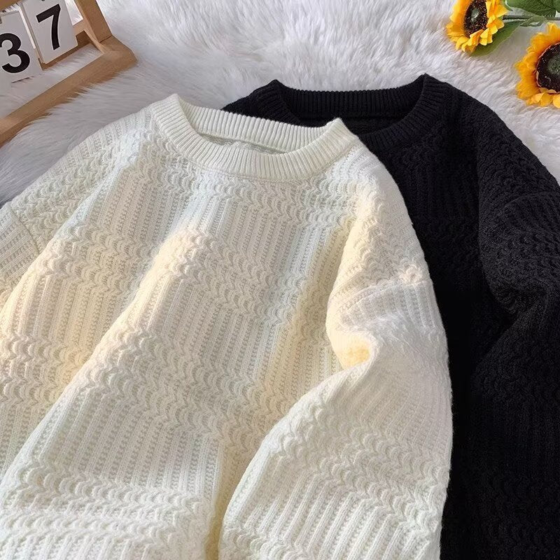 Classic Knit Round Neck Sweater