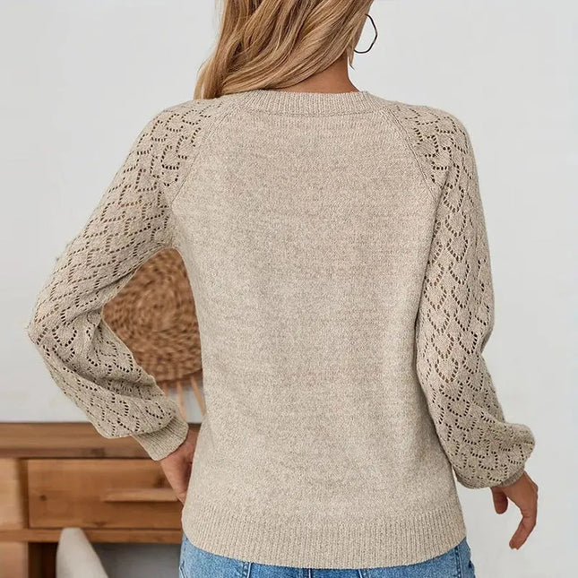 Cozy Women’s Solid Knit Pullover Sweater