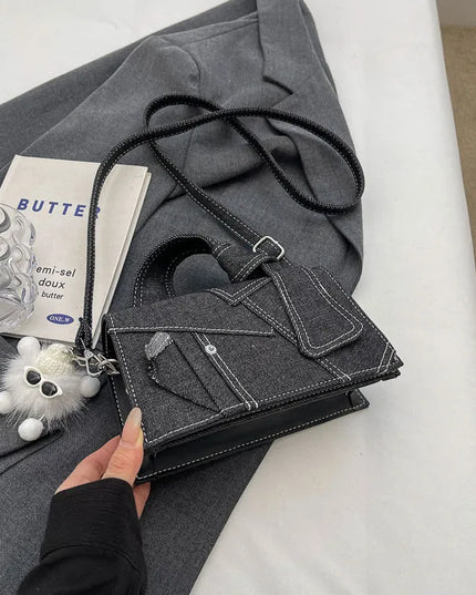 Casual Western Denim Handbag.