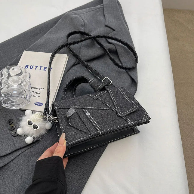 Casual Western Denim Handbag.