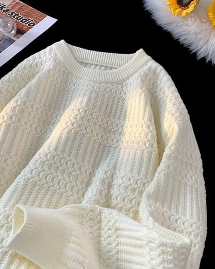 Classic Knit Round Neck Sweater