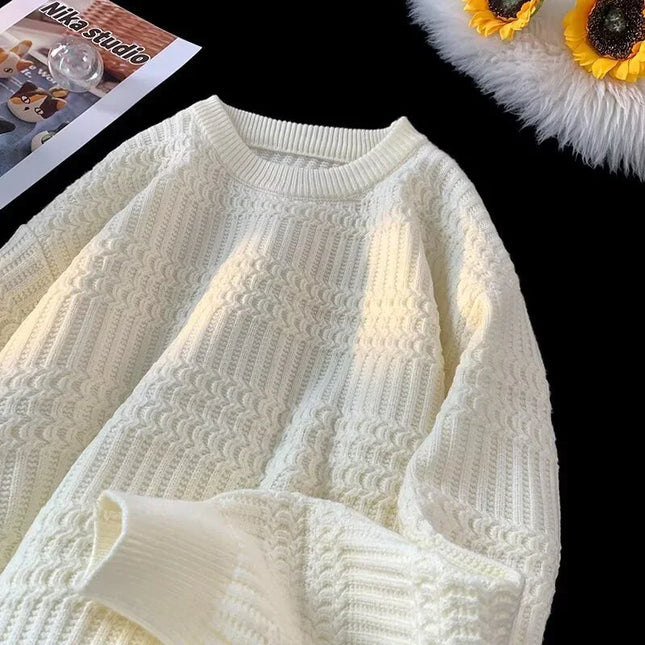 Classic Knit Round Neck Sweater