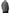 Person wearing a gray denim shirt on a white background