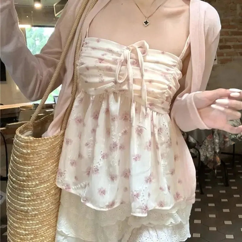 Top Pink frenum Pleated - Everclothed™