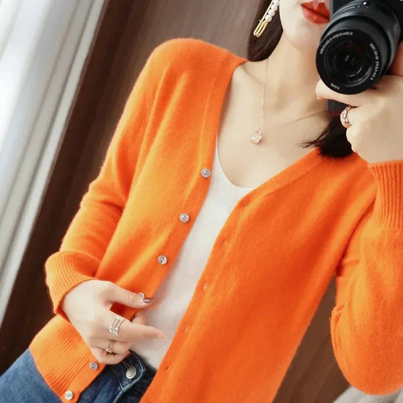 Long Sleeve Warm Knit Cardigan - Everclothed™