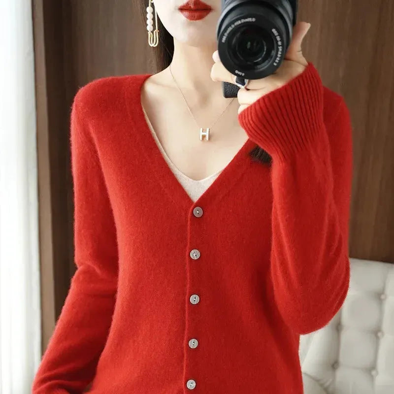 Long Sleeve Warm Knit Cardigan - Everclothed™