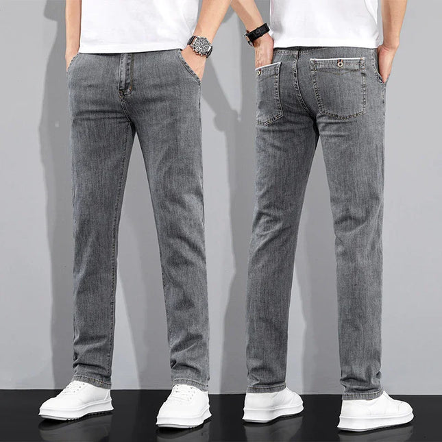 Stretch Slim Fit Casual Trousers.