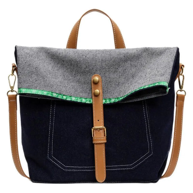 Casual Denim Shoulder & Crossbody Bag.