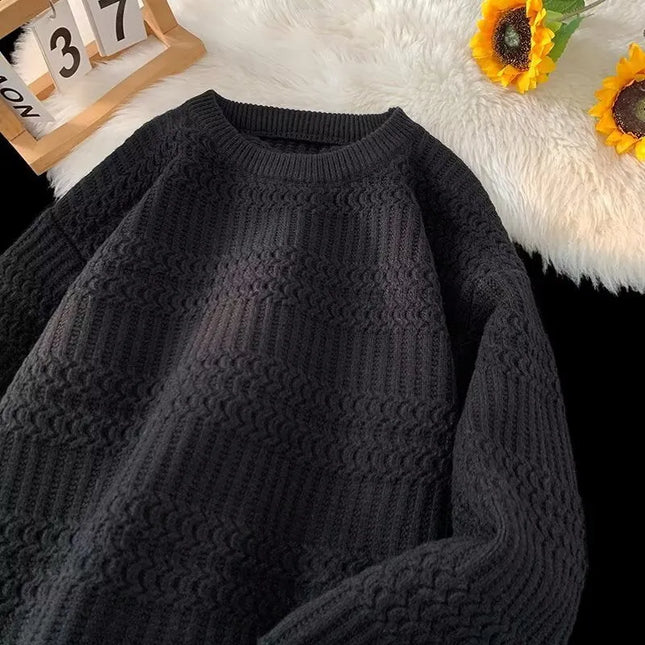 Classic Knit Round Neck Sweater