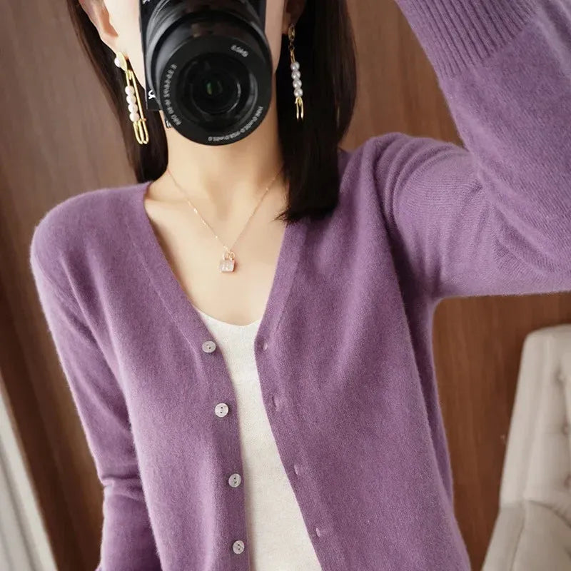 Long Sleeve Warm Knit Cardigan - Everclothed™