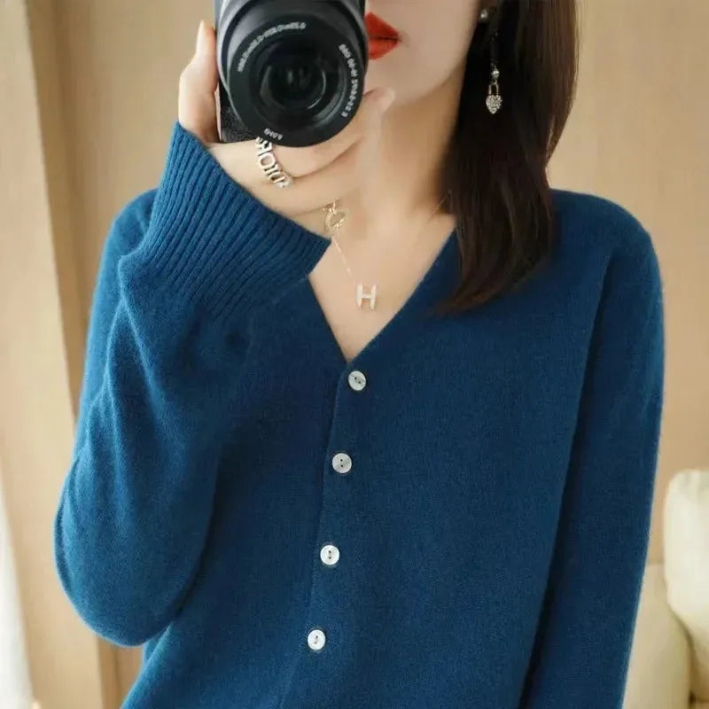 Long Sleeve Warm Knit Cardigan - Everclothed™