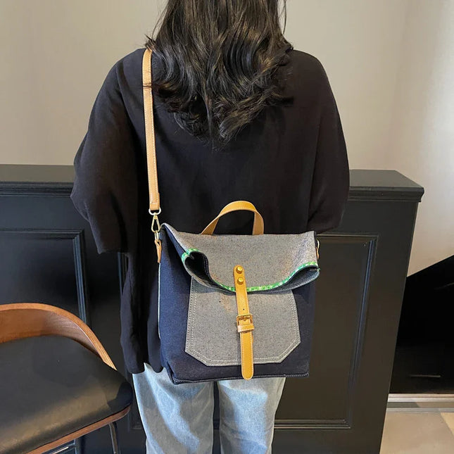 Casual Denim Shoulder & Crossbody Bag.