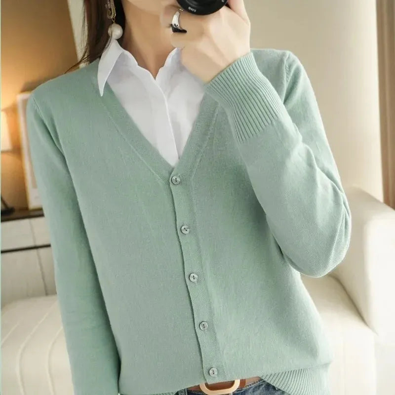 Long Sleeve Warm Knit Cardigan - Everclothed™