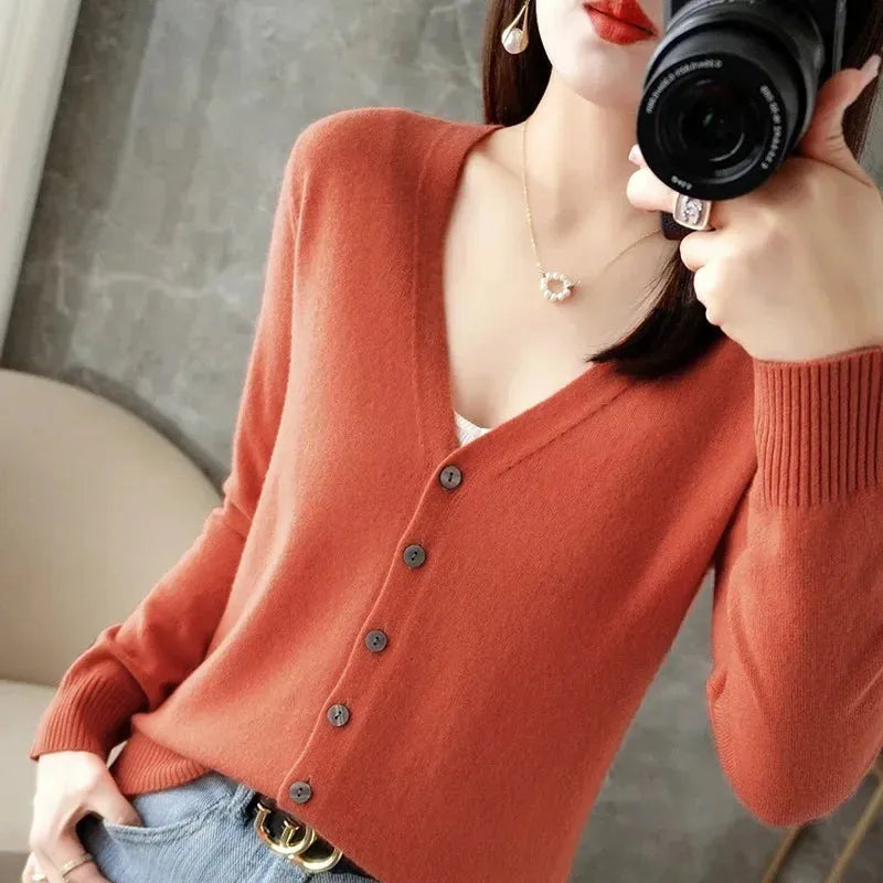 Long Sleeve Warm Knit Cardigan - Everclothed™