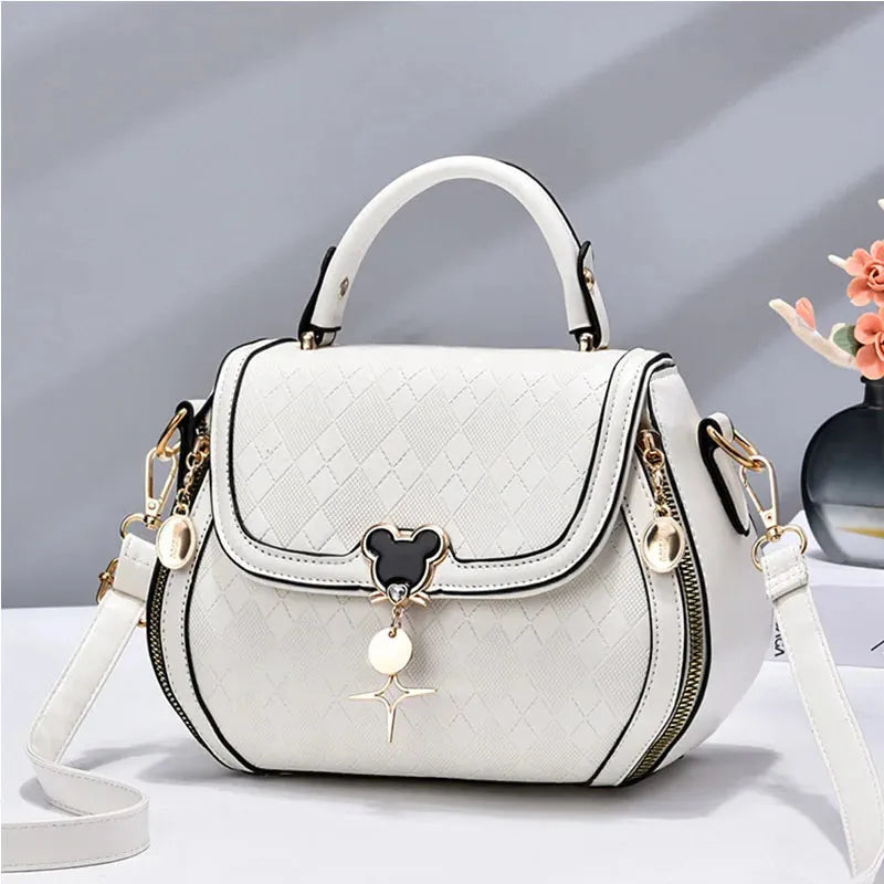 Luxury Designer Genuine Leather Bow Bucket Tote Handbag - Everclothed™