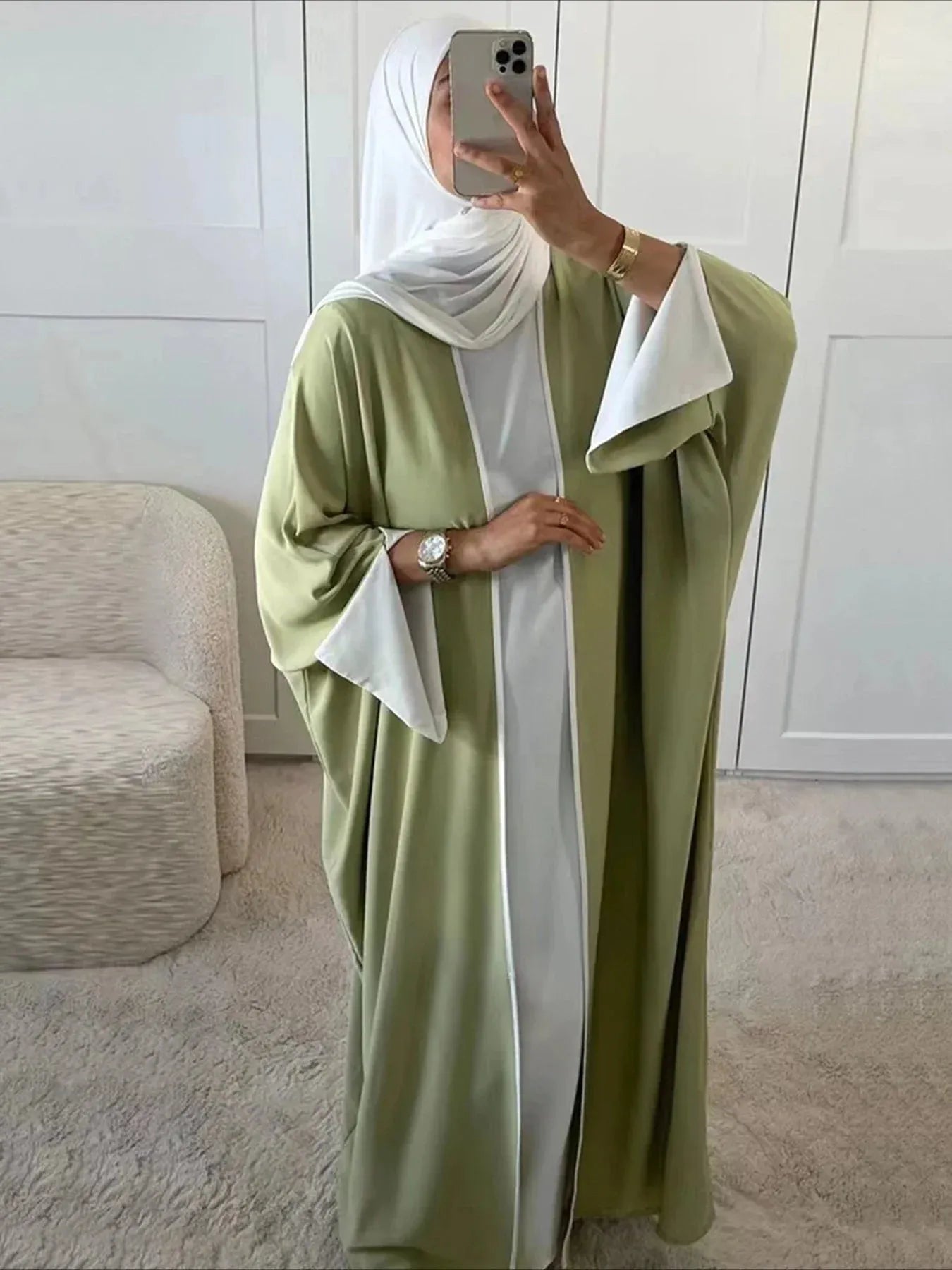 Stylish Women's Open Abaya