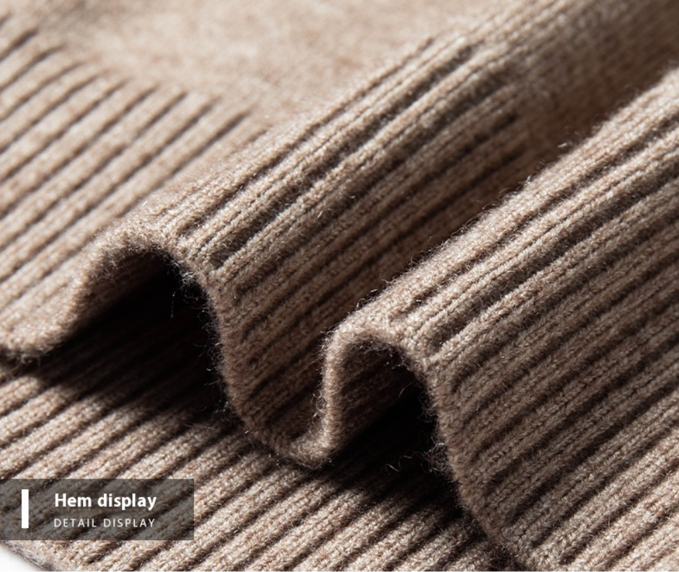 Casual Zipper Knit Cardigan