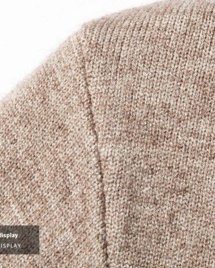 Casual Zipper Knit Cardigan