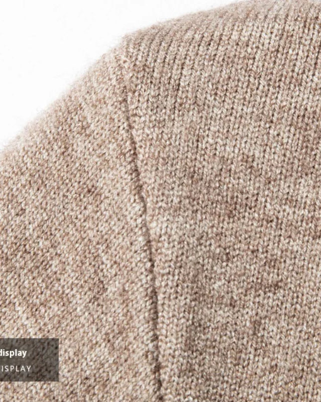 Casual Zipper Knit Cardigan