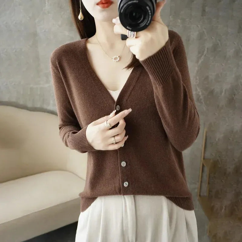 Long Sleeve Warm Knit Cardigan - Everclothed™