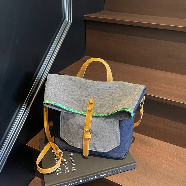 Casual Denim Shoulder & Crossbody Bag.