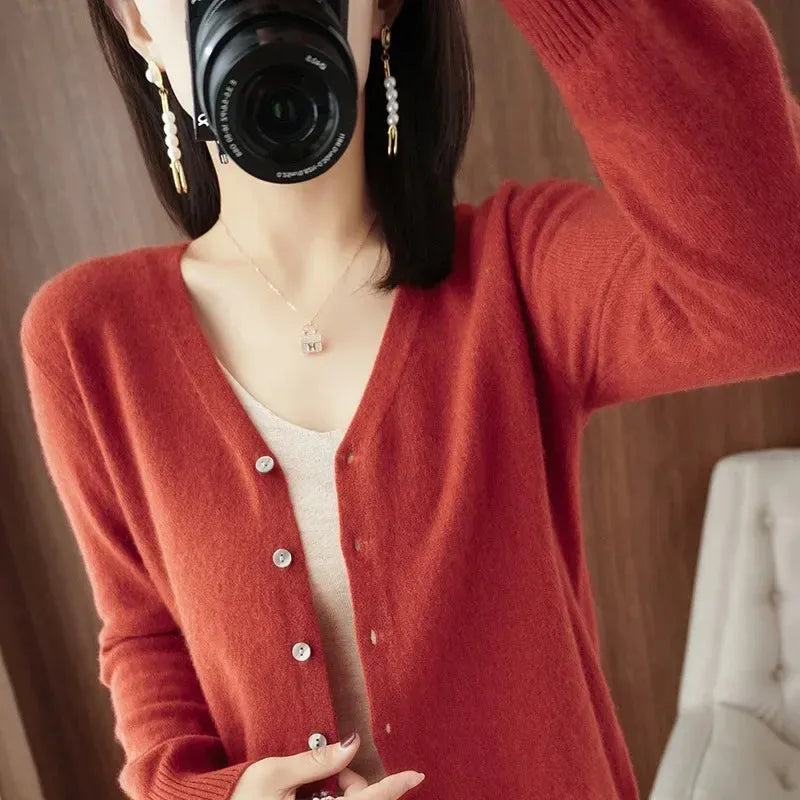Long Sleeve Warm Knit Cardigan - Everclothed™