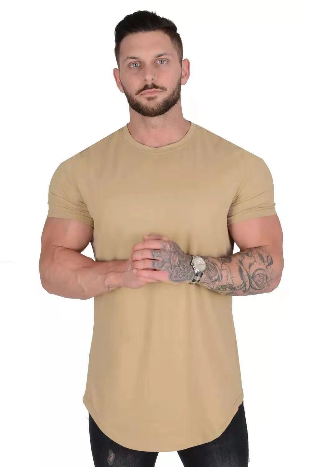 Athletic Fit Short Sleeve Workout Tee.